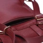 Женский рюкзак Ricco Grande бордовый (1L918-burgundy): Материал Натуральная кожа