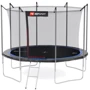 Батут Hop-Sport 10ft black/blue черно-синий с внутренней сеткой 305 см фото 5