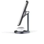 Зарядний пристрій WIWU Wireless Charger Stand MagSafe X25 Power 20W Space Grey для iPhone 16 I 15  I 14 I 13 I 12 series: Кількість USB-портів нет