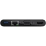 Адаптер Belkin Adapter USB-C to HDMI+VGA+USB+RJ45 Black (AVC004BTBK): Цвет черный