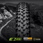 Покришка безкамерна Continental Cross King ShieldWall 29" | 29 x 2.00 чорна, складана, skin (150306): Ширина, мм 50