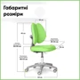 Детское кресло Mealux Sprint Duo Lite Green (Y-412 Lite KZ): Особенности Двойная спинка, Ортопедическое