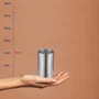 Стакан для зубных щеток KELA Elegance серебристый 10х6.5 см (18292)
