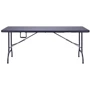 Стол складной AMF Форд RZK-180 180/90x75x74 пластик Rattan Black (514744): Конструкция Портативный, Раскладной