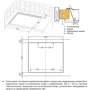 Варильна поверхня Hansa BHGA630390: Розміри для вбудовування (ШxГ) 56x49 см