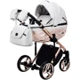 Коляска 2 в 1 Adamex Chantal Star Polar (Pink Gold) кожа 100% Star 106 (624715): Тип коляски универсальная коляска (2-в-1)