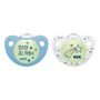 Пустушка NUK Trendline Day & Night Boy Силікон 0-6 міс 2 шт (3953125)