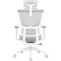 Офісне крісло OfficePro Elegant (OC600-W-LG-LG): Матеріал оббивки Тканина, З сіткою