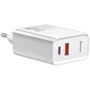 Зарядний пристрій Baseus Wall Charger USB-C and USB PPS Quick Charge 30W White (CCFS-C02): Кількість USB-портів 2