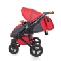Универсальная коляска 2-в-1 Broco Capri red: Ширина шасси 59.5 см