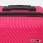 Чемодан Ricco Grande М розовый (T1ABS600fuchsia-M): Тип ручки Телескопическая ручка, Короткая ручка