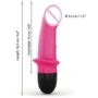 Вибратор Dorcel Mini Lover Black 2.0 перезаряжаемый, для точки G и массажа простаты