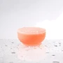 Дитяча силіконова миска Olababy Coral з оранжевою кришкою (60521) фото 4