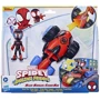 Транспортное средство SPD Hasbro Человека-паука серии Спайдер-Верс (F4531 SAF GLOW TECH TECHNO RACER): Производитель Hasbro