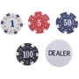 Набор для покера LasVegas 200 фишек (2944): Вид азартные