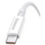 Кабель Baseus USB Cable to USB-C Superior Series Fast Charging Data 100W 1m White (P10320102214-01) фото 3