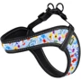 Шлея HiDog Comfort Flowers blue 42-48 см M разноцветная (138\1018)