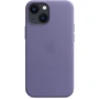 Чехол для iPhone Apple Leather Case with MagSafe Wisteria (MM0H3) for iPhone 13 mini: Цвет фиолетовый