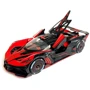 Машинка спортивная металлическая Bugatti Divo Bburago 1:24 3 цвет свет, звук (2400): Материал Пластик, Металл