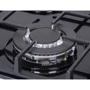 Варочная поверхность газовая Ventolux HG430-M1G CEST (BK): Рабочая поверхность стекло (закаленное)