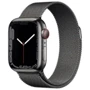 Apple Watch Series 7 41mm GPS+LTE Graphite Stainless Steel Case with Graphite Milanese Loop (MKJ23/MKHK3)