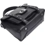 Женская сумка-сэтчел Der Flinger черная (SHIDF4019-black): Тип ручки Со съемным ремнем, Плечевой ремень, Короткая ручка