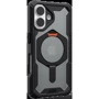 Чехол для iPhone Urban Armor Gear UAG Plasma XTE MagSafe Black/Orange (114476114097) for iPhone 16 фото 6