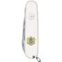 Мультитул Victorinox Spartan Ukraine 91мм/12 функцій/білий /Великий Герб України (1.3603.7_T0400u): Кількість функцій 12