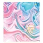 Тетрадь YES А5, 48л., клетка, мат. ламинация + фольга золото + глиттер золото Marble: Линовка Клетка