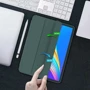 Аксессуар для iPad BeCover Tri Fold Soft TPU Silicone Dark Green for iPad Pro 13 2024 M4 (711752): Особенности Складывается в подставку, Надежная защита от царапин и загрязнений, Удобно держать в руке, Стильный внешний вид, Стильный дизайн, Приятен на ощупь