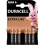 Батарейки Duracell Basic AAА алкалінові 1.5V LR03 6шт. фото 6