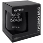 Термокухоль Kite Train your brain 360 мл чорна (k22-378-01-1) фото 4