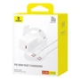Зарядное устройство Baseus USB-C Wall Charger GaN5 mini 1C 30W with USB-C Cable White (P10110902213-00) фото 11