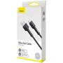 Кабель Baseus USB Cable to USB-C Silica Gel 1m Black (CATGJ-01) фото 4