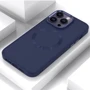 Чехол для iPhone TPU Case Bonbon Metal Style with MagSafe Cosmos Blue for iPhone 16 Pro Max: Цвет синий