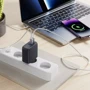 Зарядное устройство Proove Wall Charger 2xUSB-C+USB Shot GaN 67W Black: Тип сетевое