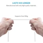 Кабель ANKER USB Cable to microUSB Powerline+ V3 1.8m White (A8143H21) фото 5
