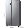 Холодильник Side-by-Side Hisense RS711N4ACE (HZF5508UEB): Объем холодильной камеры, л 356