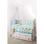 Постільний комплект 6 ел. Twins Eco Line New 4091-E-021, Animals mint, м'ятний