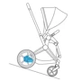 Шасси Cybex ePriam & каркас Rosegold с электродвигателем и аккумулятором (521002373) фото 5