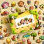 Игра с карточками Ubee "Панорама: ферма" (ПСФ130)