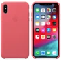 Чехол для iPhone Apple Leather Case Peony Pink (MTEX2) for iPhone Xs Max: Тип чехла накладка на заднюю часть