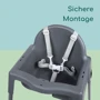 Стульчик для кормления Bebe Confort Meely Dark Grey (2712551210): Материал пластик