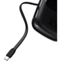 Зовнішній акумулятор Baseus Power Bank 20000mAh з USB-C Cable Q Pow Display 22.5W Black (PPQD-I01): Ємність батареї, мАг 20000