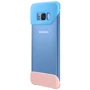 Чехол для телефонов Samsung 2Piece Cover Blue/Peach (EF-MG955CLEGRU) for Samsung G955 Galaxy S8 Plus: Тип накладка на заднюю часть