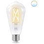 Умная лампочка WiZ, E27, 7W, 60W, 806Lm, ST64 2700-6500K Wi-Fi: Тип цоколя E27