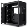 Корпус NZXT H9 Elite Matte Black (CM-H91EB-01): Материал передней панели Закаленное стекло