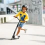 Самокат Micro серии Sprite Deluxe – Чёрный (до 100 kg, 2-х колесный) (SA0200): Количество колес 2