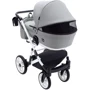 Универсальная коляска 2 в 1 Bair Kiwi White ECO BKW-15 серый (680740): Ширина шасси 58 см