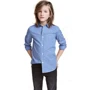 Рубашка H&M 512-3377775 140 см синяя: Размер 140